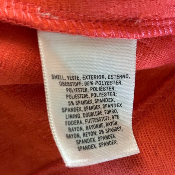 Anthropologie Maeve Coral Caye Scalloped Dress - Picture 7 of 8